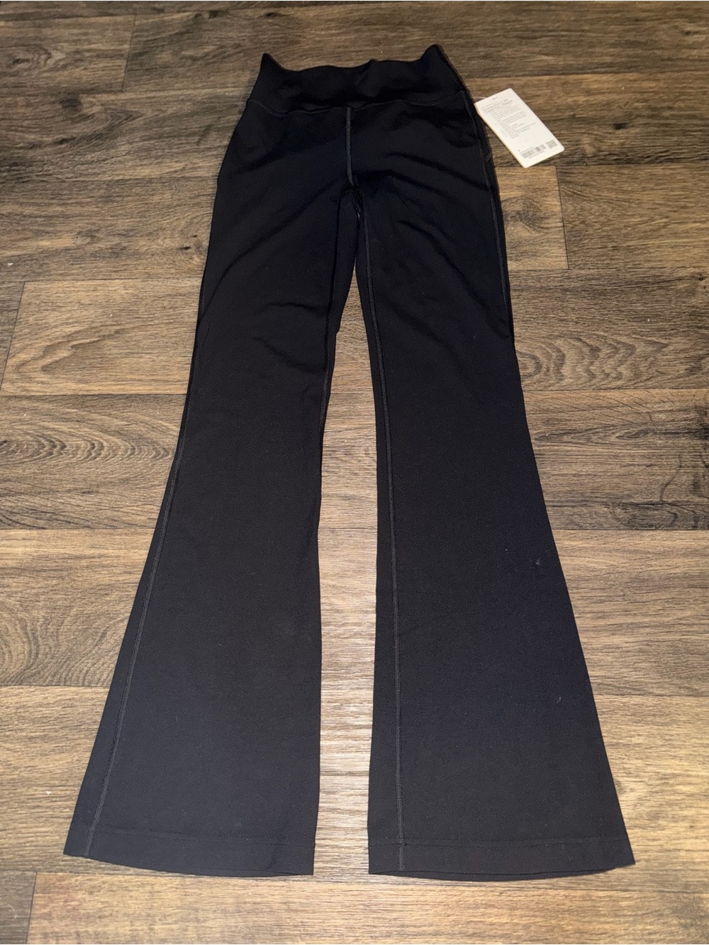 NWT Lululemon Size 4 Groove Nulu High Rise Black Flared Leggings Regular 32.5" - Picture 7 of 9